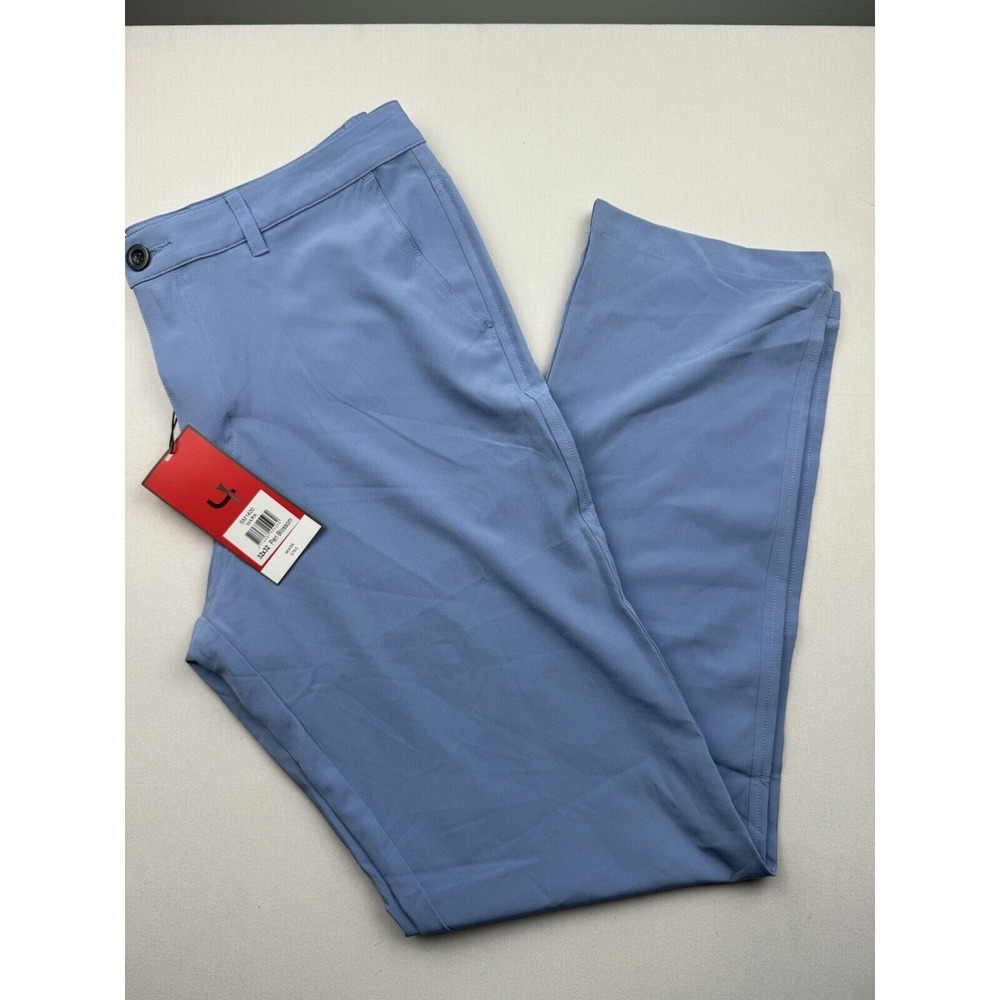 Short Par 4 Mens Golf Pants 32x32 Light Blue Peri Blossom Mark SM1400 NWT *Flaw*